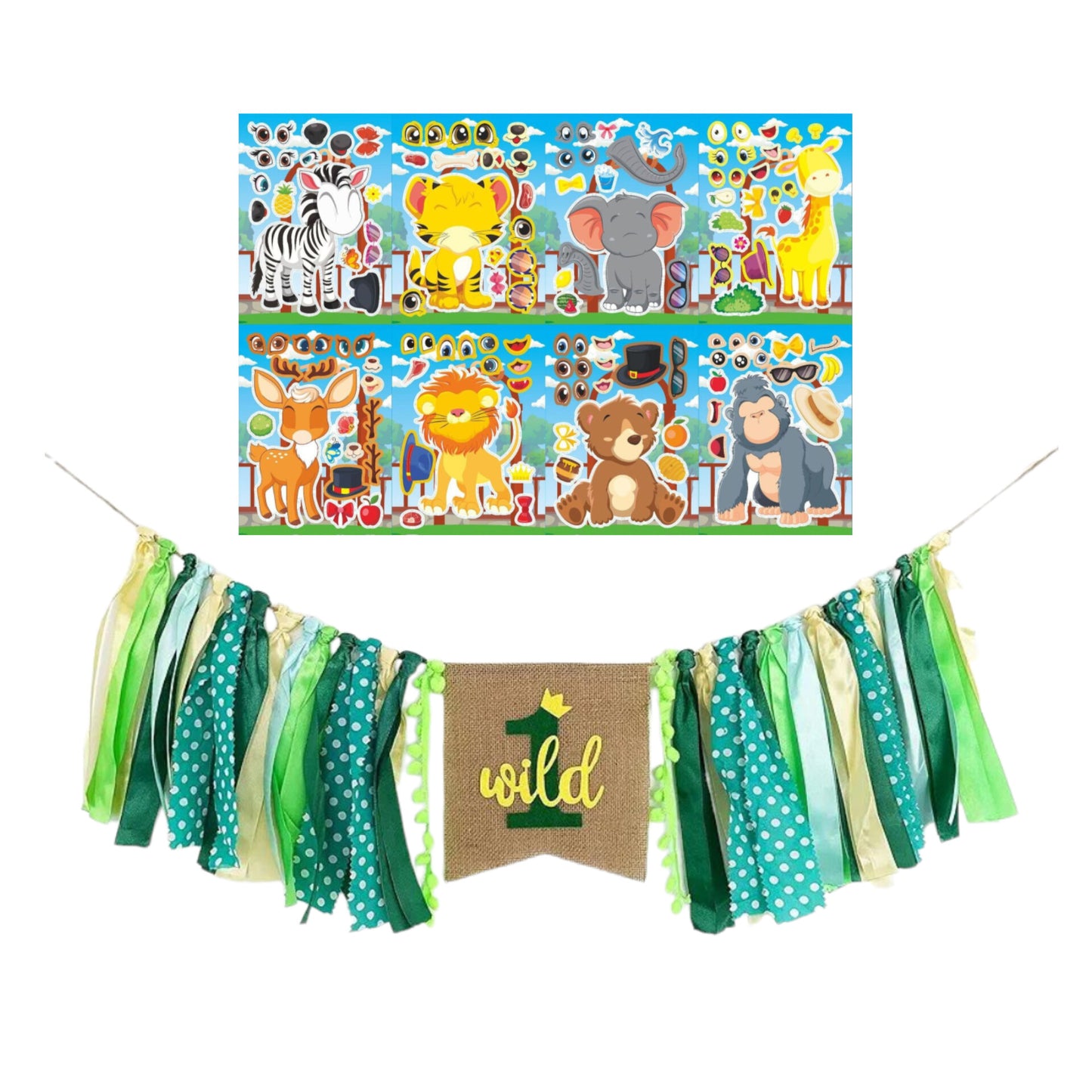 Decoración de silla + stickers para actividades