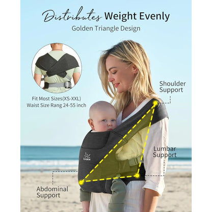 MOMTORY - Portabebés para recién nacidos (7-25 libras)