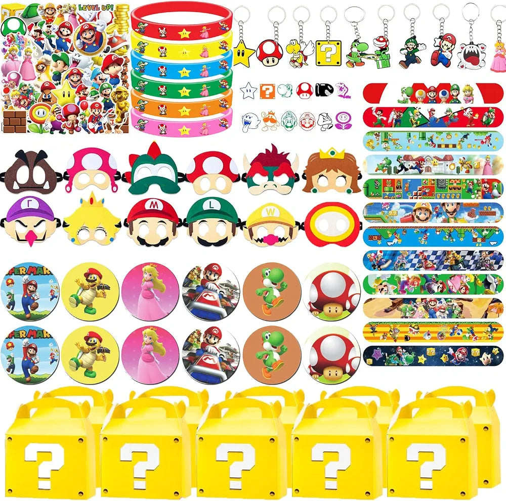 Artículos de fiesta Mario Bros, 12 invitados
