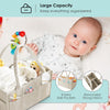 Hiphop Panda- Contenedor de almacenamiento para artículos esenciales de bebé, gris