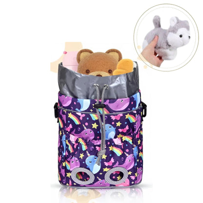 Onetoall- Bolso para bicicleta con peluche de lobo (solo incluye lobo)