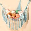 Hamaca Boho de macramé para peluches