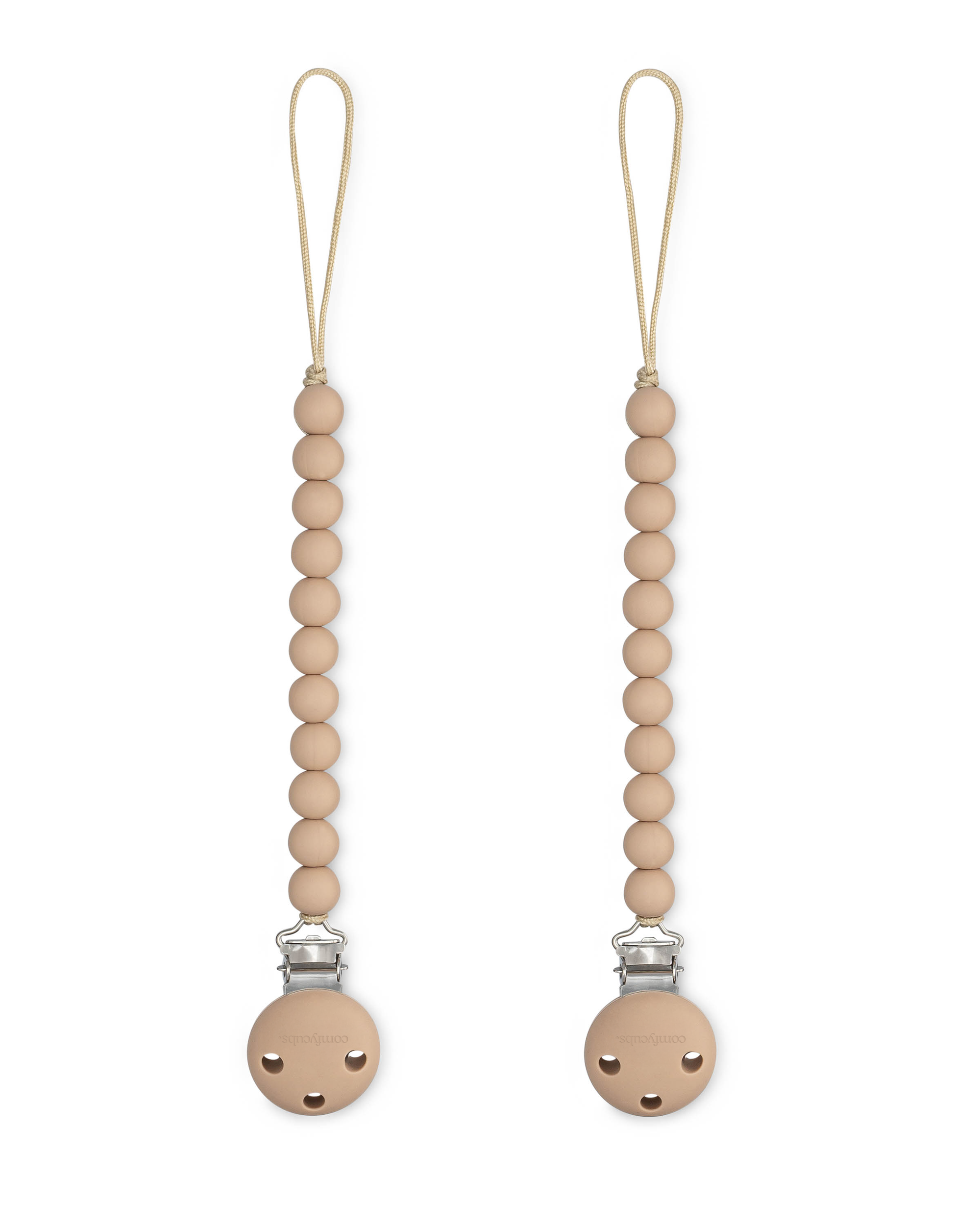 Comfy Cubs- Clips de madera para chupetes, 2uds