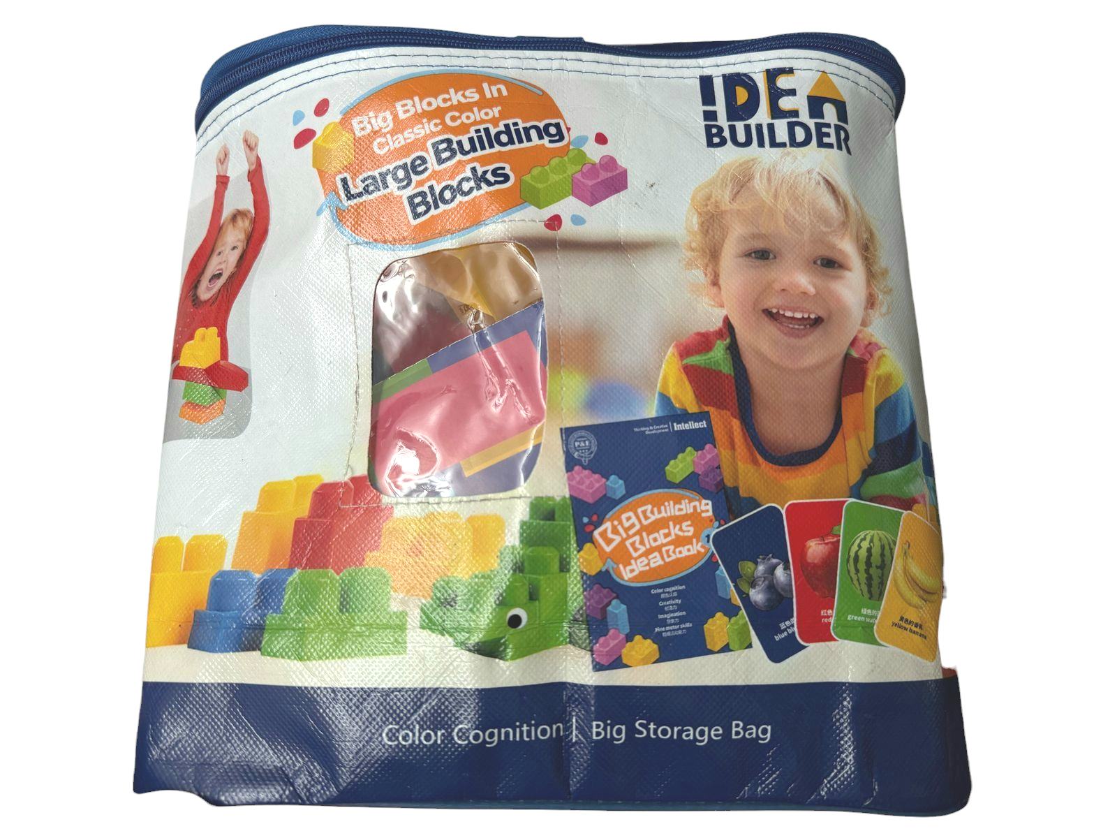 Idea builder- Set de bloques de gran tamaño, 60 pcs
