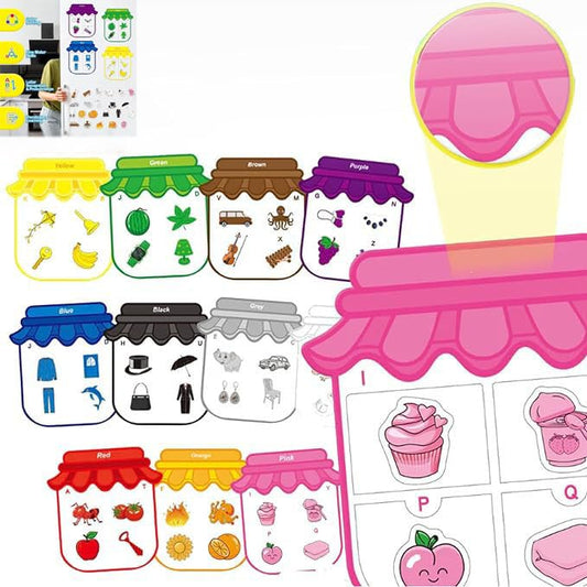 11pcs de magnetos de clasificación de colores