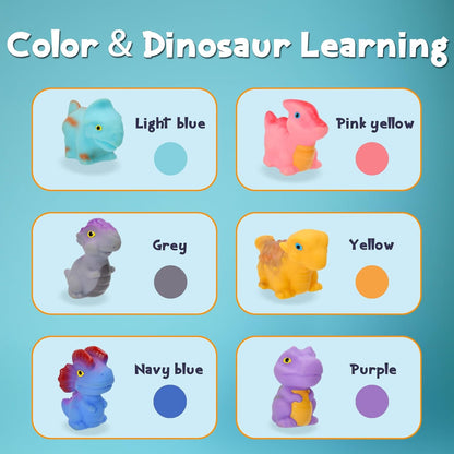 Juguetes de baño para niños, 6pcs