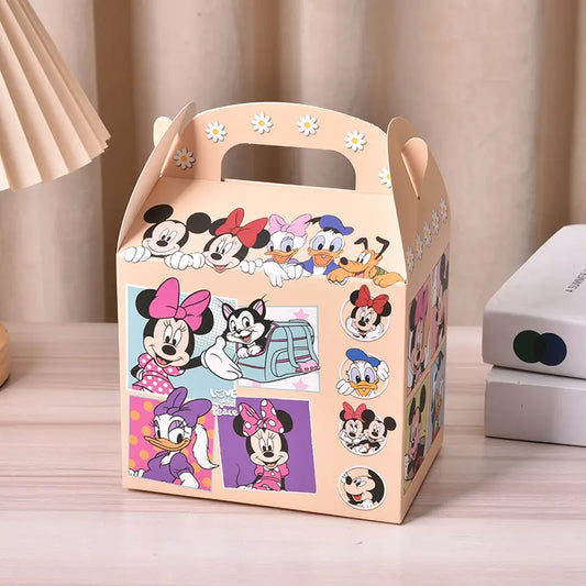 Caja de cartón de 14x10x12 cm, Minnie Mouse, 12 uds