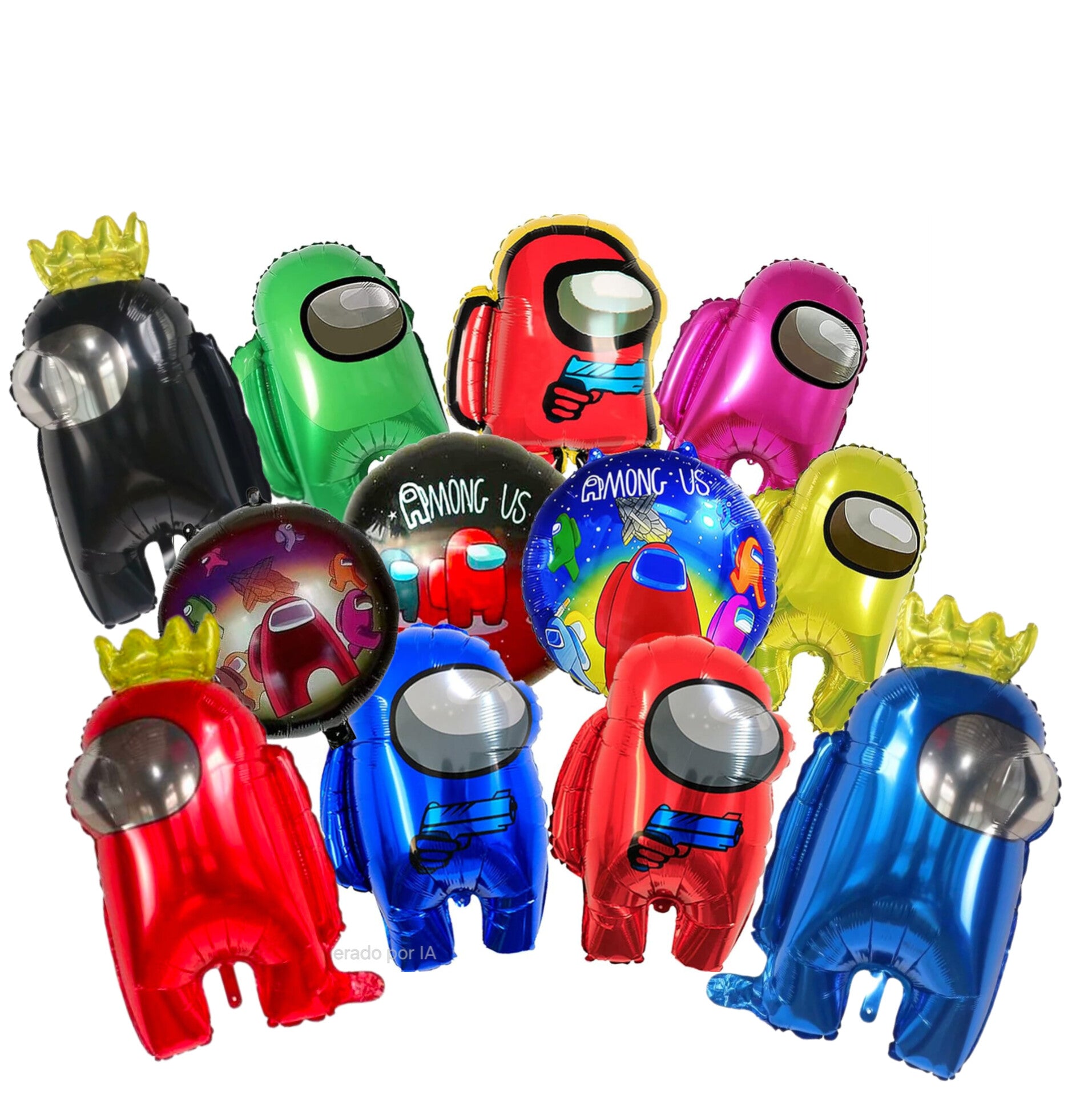 Corona de Globos de Among us