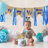 Decoración de medio cumpleaños para bebé - Set de 3 piezas
