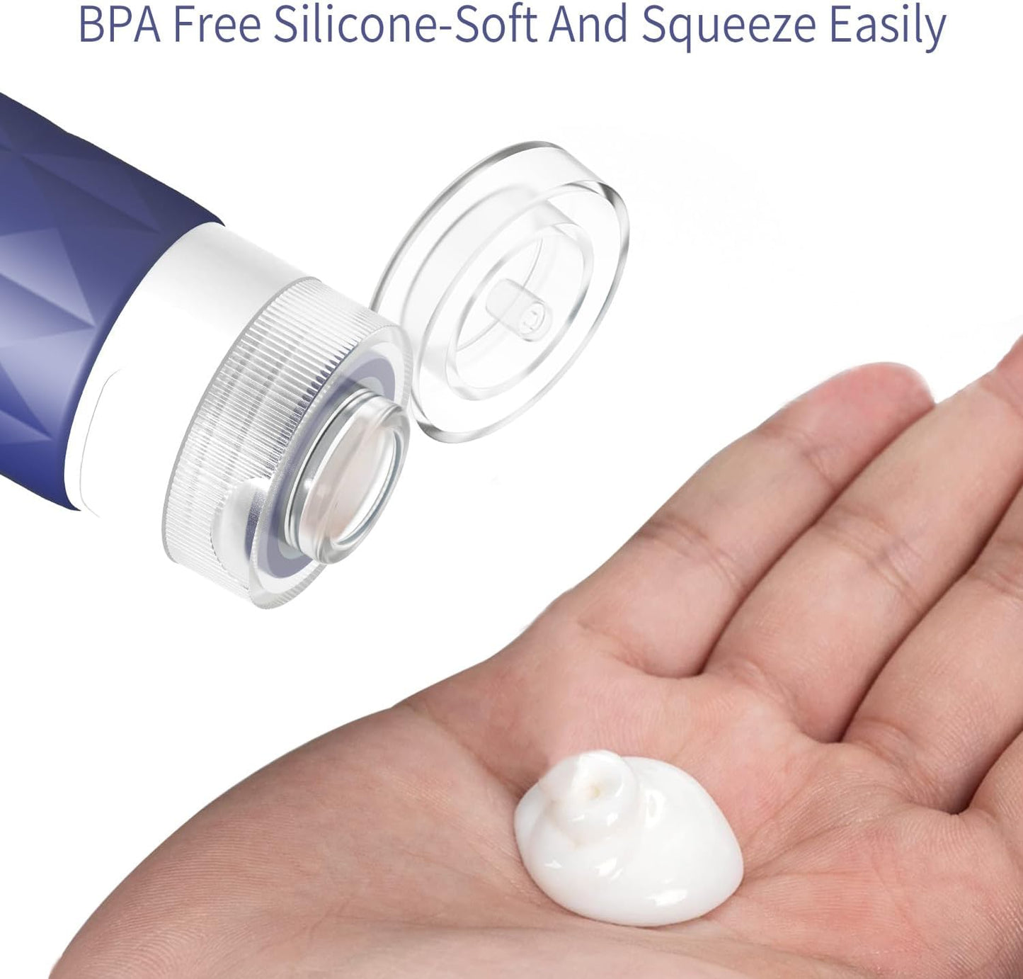 Botellas de viaje para artículos de tocador, 3oz, 5 uds