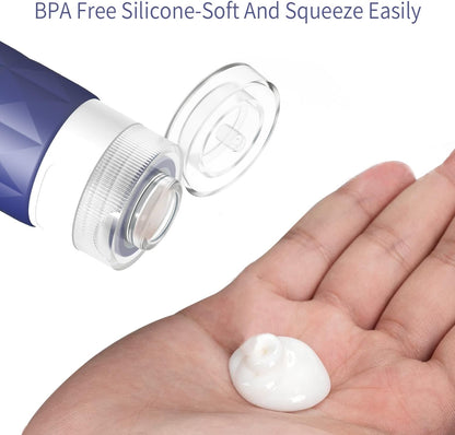 Botellas de viaje para artículos de tocador, 3oz, 5 uds