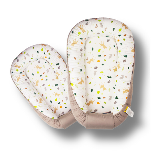 Nido para bebé, ciervo y conejo