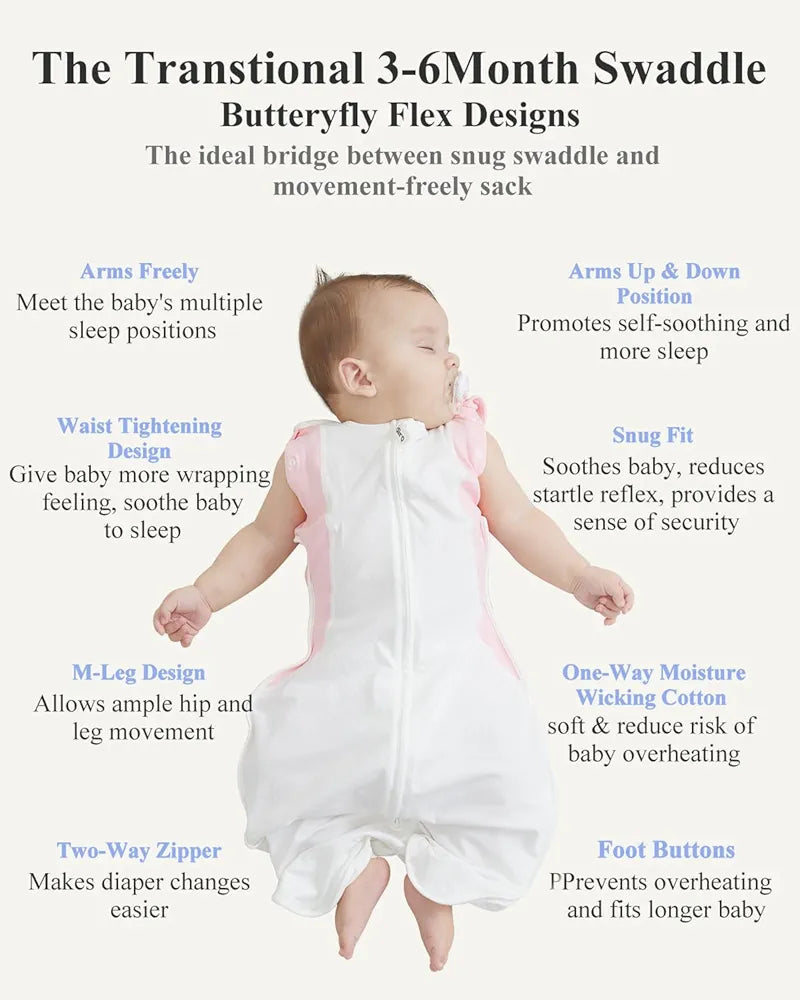 Kidira - Saco de dormir para bebé de 3 a 6 meses, 12 a 18 libras