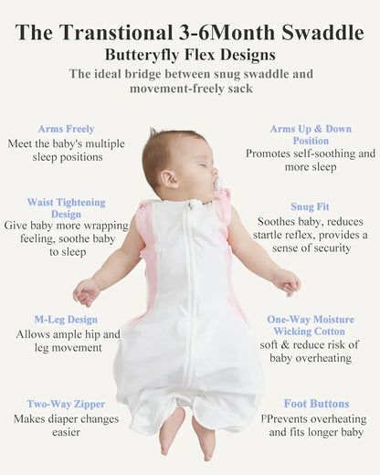 Kidira - Saco de dormir para bebé de 3 a 6 meses, 12 a 18 libras