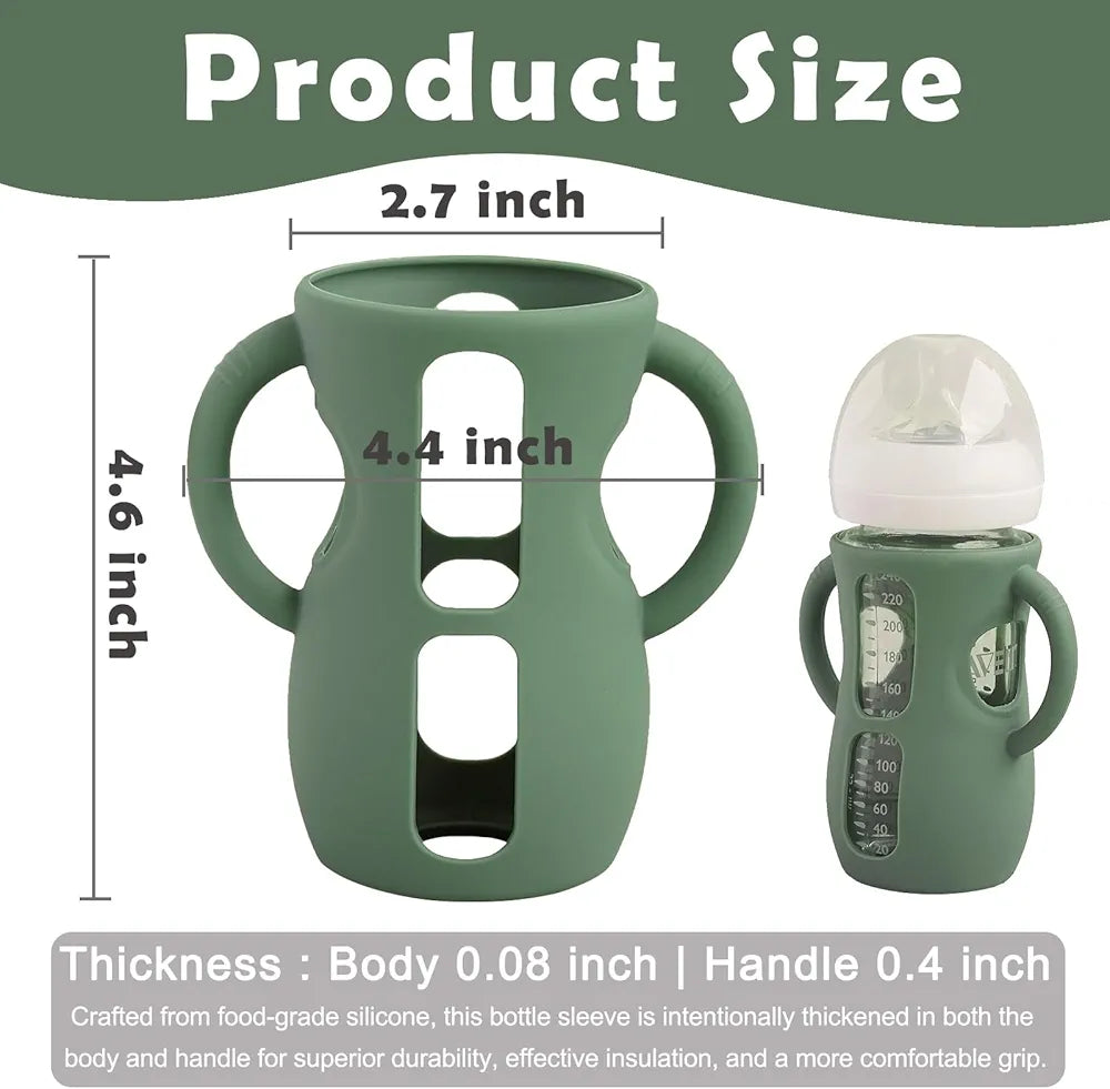 Paquete de 4 fundas de silicona para biberones Avent