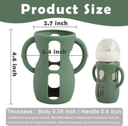 Paquete de 4 fundas de silicona para biberones Avent