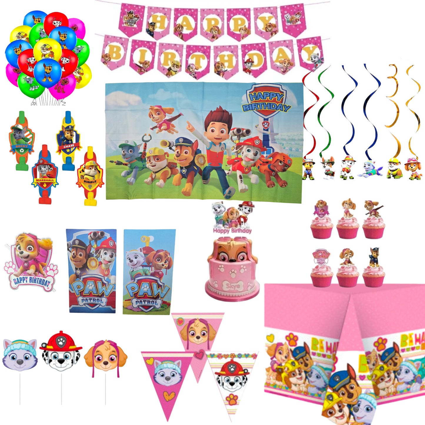 Paquete Paw patrol 6