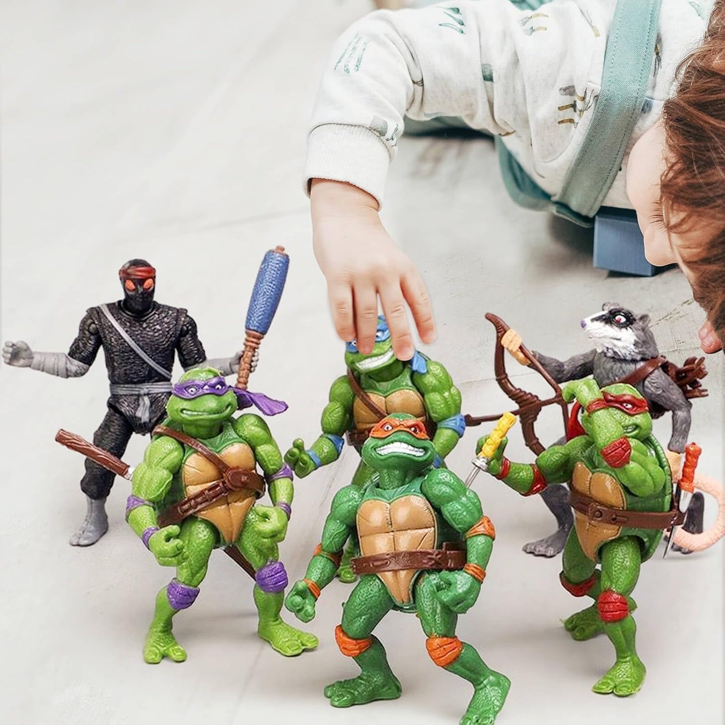 Figuras de acción de tortugas de 4.7 pulgadas