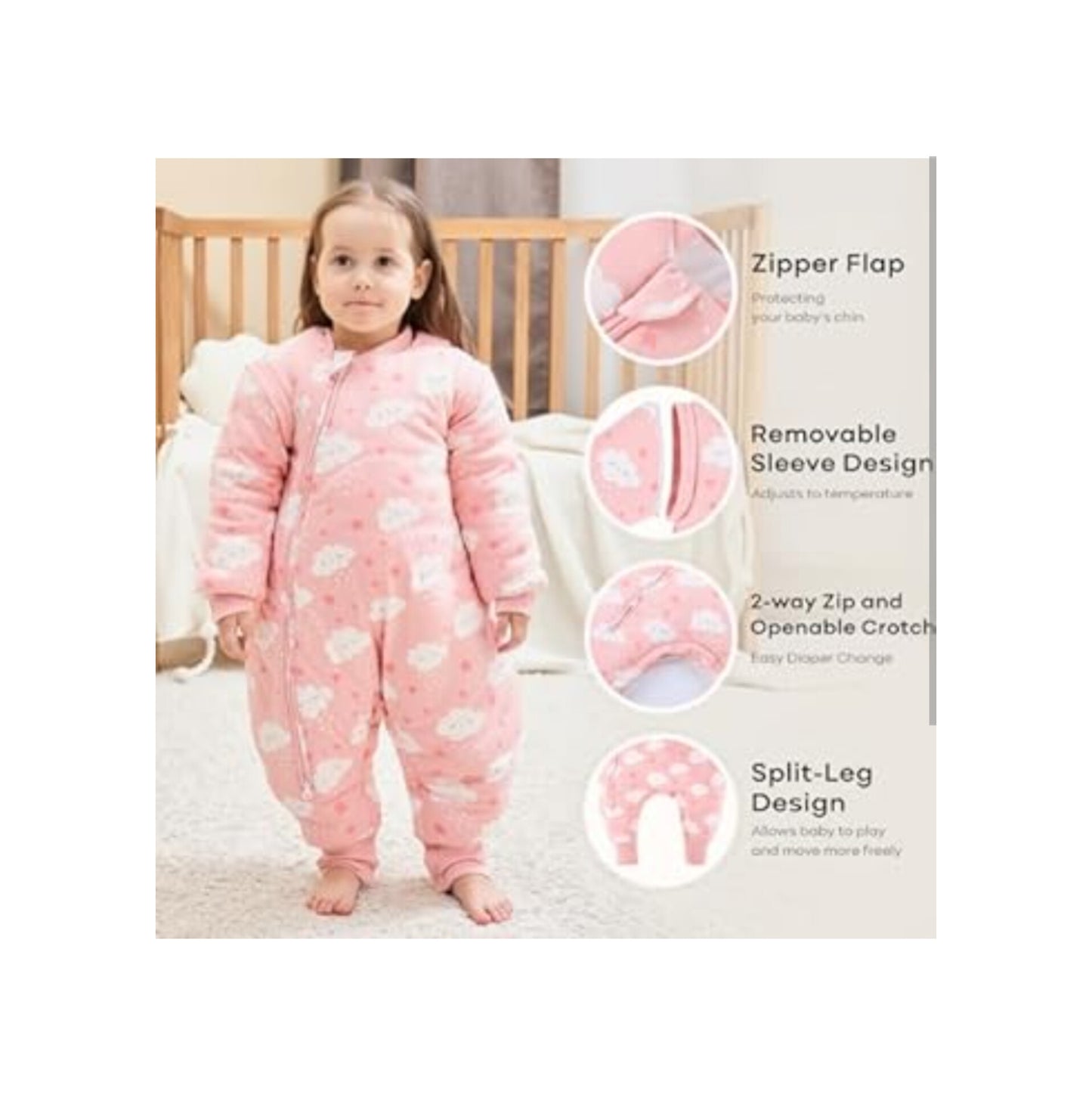 Looxi- Saco para dormir, XL (4-6 años)