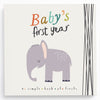 Primer año del bebé: un libro sencillo de primicias [Animales] de Lucy Darling