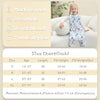 WONDAY- Saco de dormir para niños pequeños con piernas (2T-3T) 0.5 TOG