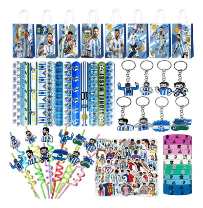 Set De Recordatorios Para Fiesta De Fútbol De 122 Piezas, 12 niños
