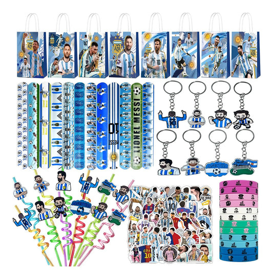 Set De Recordatorios Para Fiesta De Fútbol De 122 Piezas, 12 niños