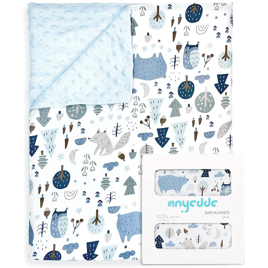 ANNYEDE- Manta de bebé unisex para niños