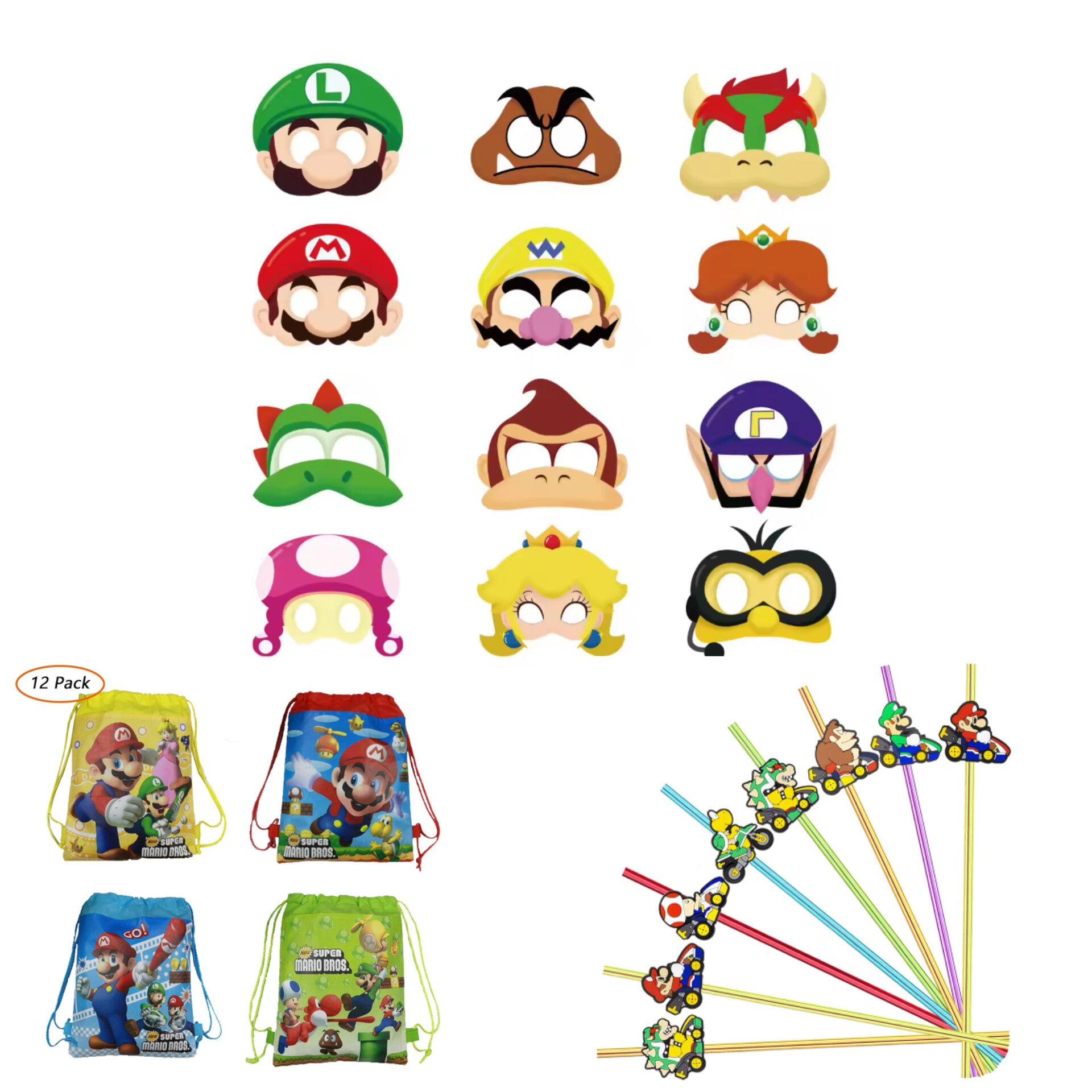 Paquete Bolsitas Mario 10