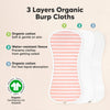 Keababies- Trapos para eructos 4pcs