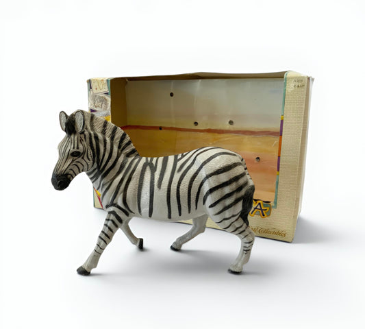 Figuras raras de animales salvajes de la serie Wilds of Africa de ERTL de 1997: CEBRA