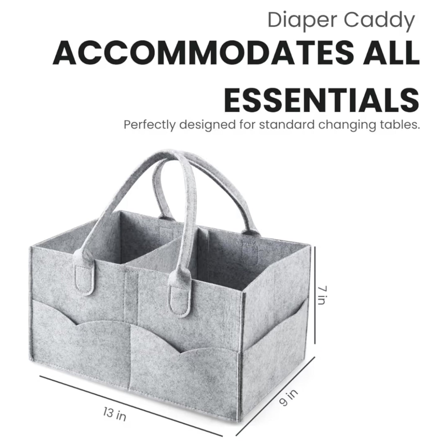 PandaEar- Organizador de pañales para bebé, beige