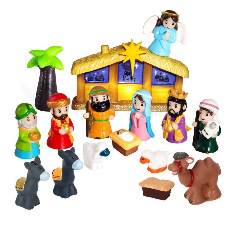 Set navideño para niños, 17pcs