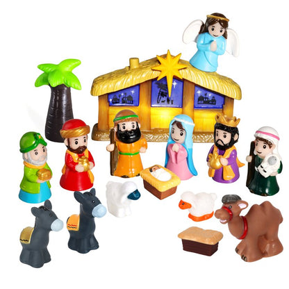 Set navideño para niños, 17pcs