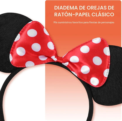 Paquete de 20 diademas con orejas de ratón
