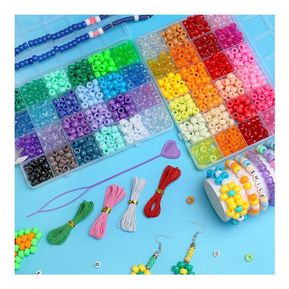 Zanzanyuhang- Cuentas De Pony y Kit De Fabricación De Pulseras