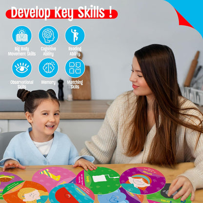 SpriteGru - 50 tarjetas jumbo para niños pequeños