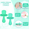 Set de 2 cucharas de silicona libre de BPA, turquesas