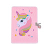 Diario de peluche esponjoso, unicornio