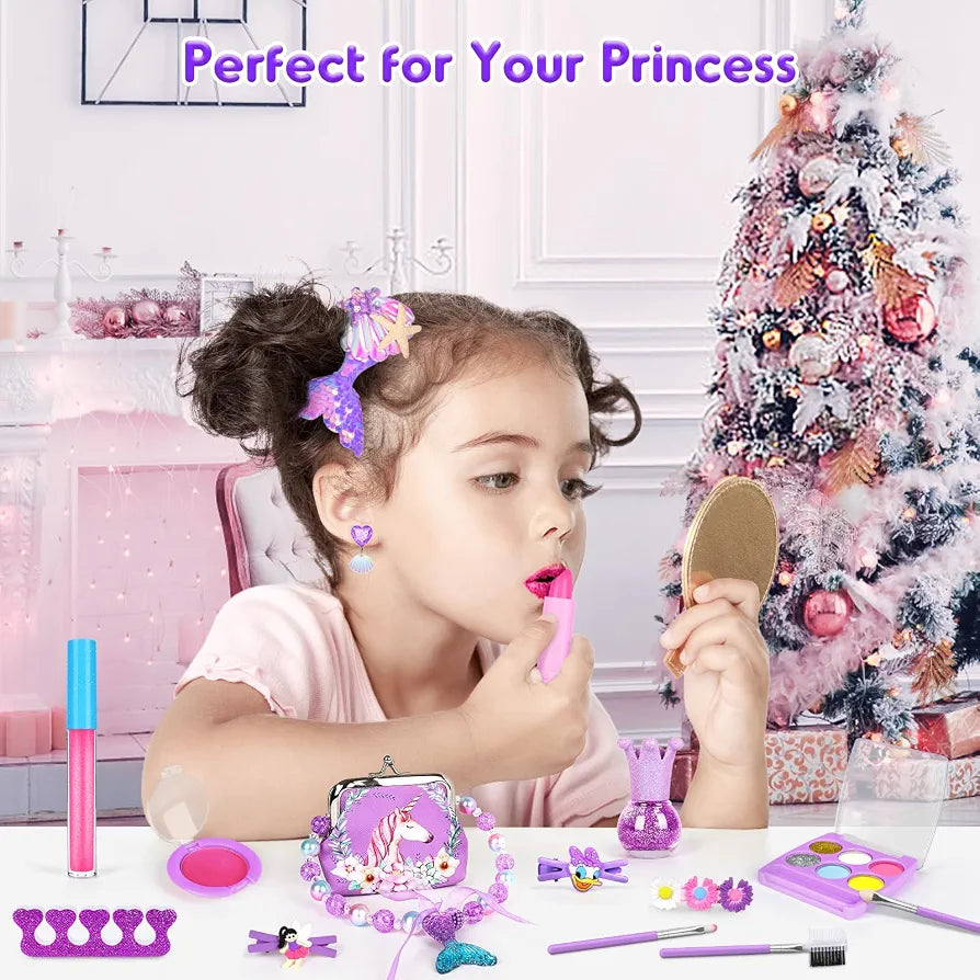 Calendario de adviento para niñas, morado
