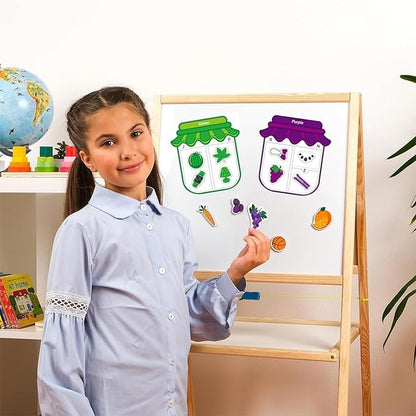 11pcs de magnetos de clasificación de colores