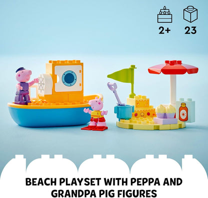 Lego Duplo- Peppa Pig - Juguete armable, Viaje en barco
