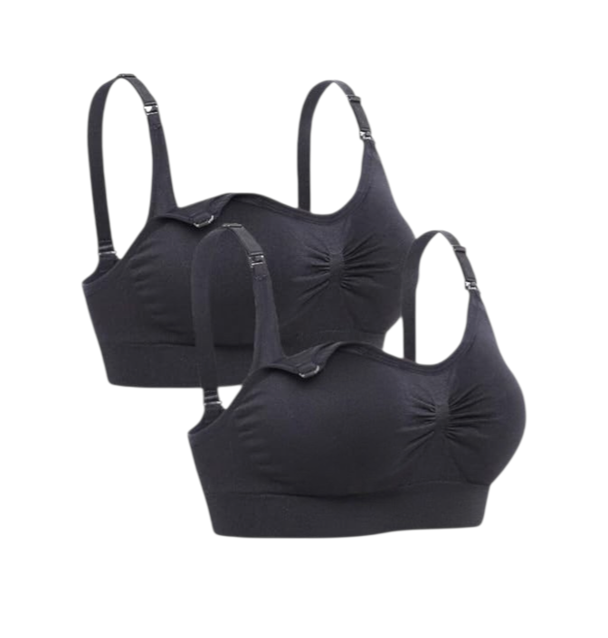 Lataly - Brasier de lactancia sin costuras para mujer, talla S