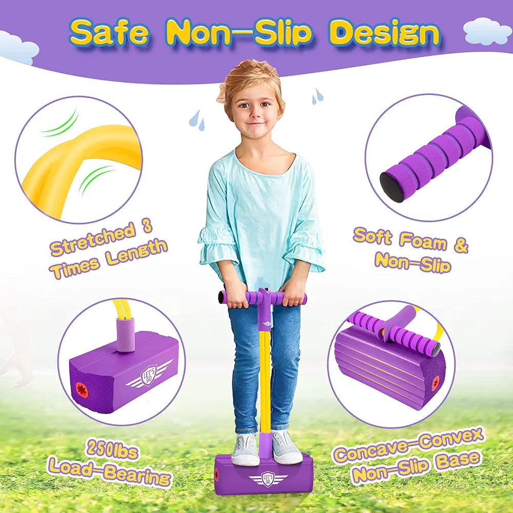 Toyzey- Juguete saltarín para niños y niñas de 3 a 12 años