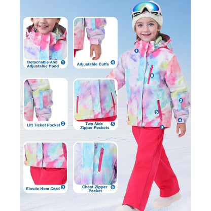 BGX Chaqueta Impermeable de Esquí y Nieve, talla 14