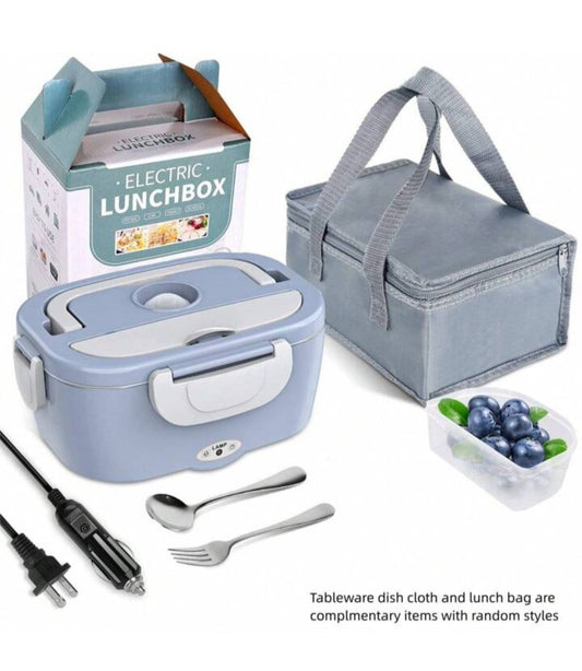 Caja De Almuerzo Eléctrica, celeste