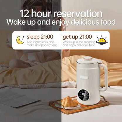 Licuadora automática para batidos, leche de almendras y soya