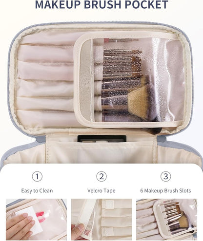 Wandering Nature - Bolsa de maquillaje con inicial