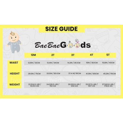 Calzones de entrenamiento. Talla 5T