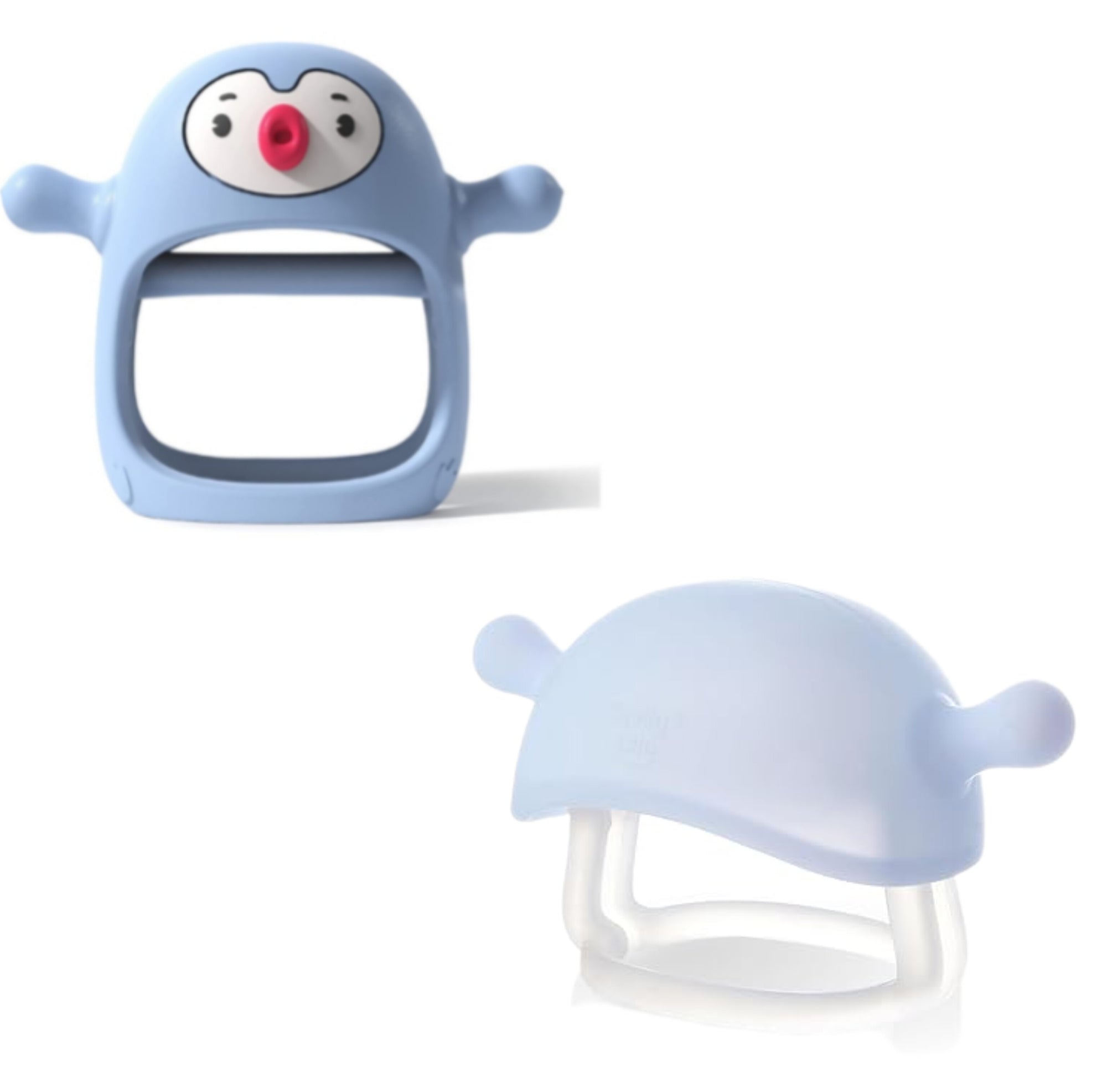 Set de mordedores de silicona para bebes, juguetes de dentición